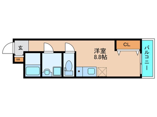 仮)渚元町新築アパートの物件間取画像